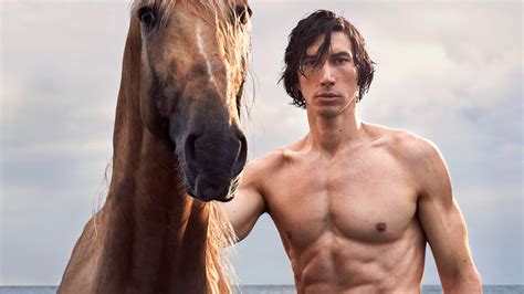 adam driver on a horse